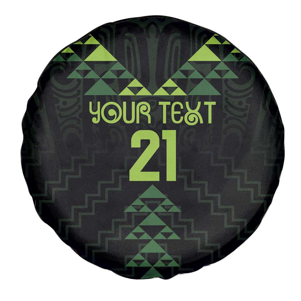 Custom New Zealand Maori Koru Koiri Motif Spare Tire Cover