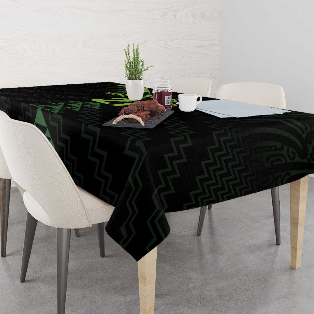 Custom New Zealand Maori Koru Koiri Motif Tablecloth