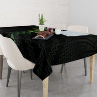 Custom New Zealand Maori Koru Koiri Motif Tablecloth