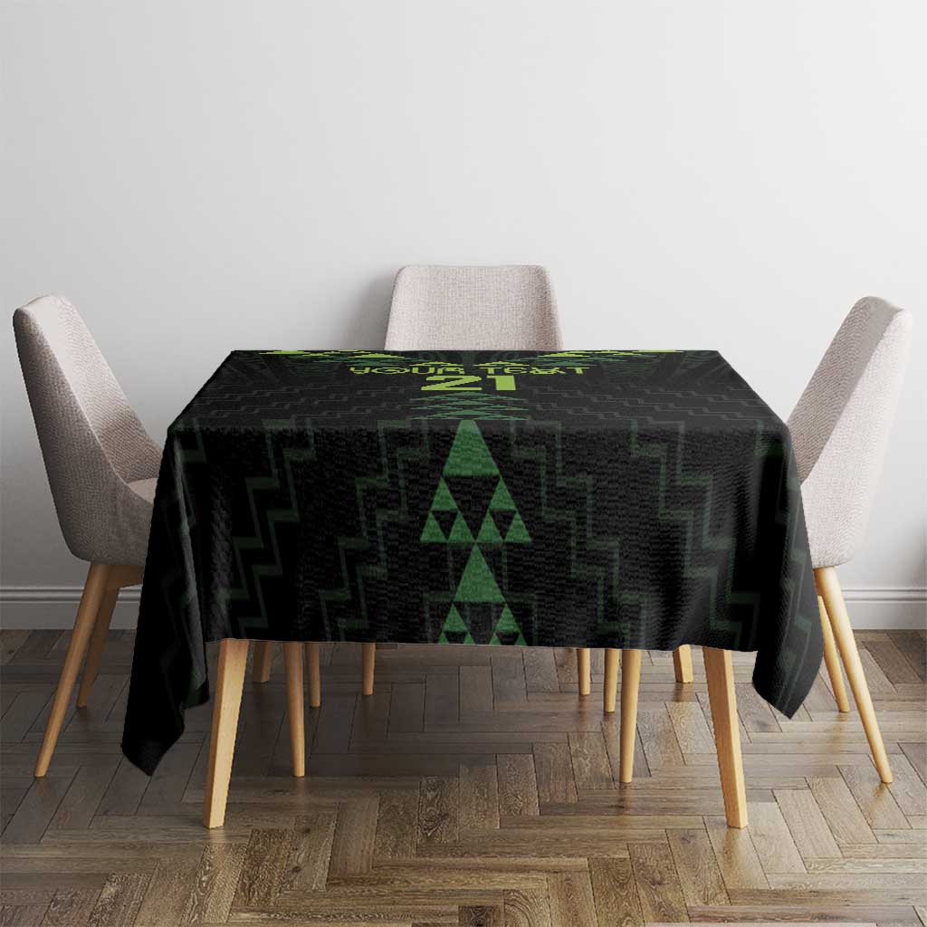 Custom New Zealand Maori Koru Koiri Motif Tablecloth