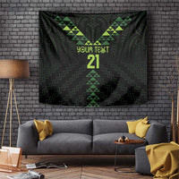 Custom New Zealand Maori Koru Koiri Motif Tapestry