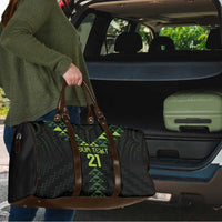 Custom New Zealand Maori Koru Koiri Motif Travel Bag - Polynesian Pride