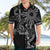 Filipino Sun Tribal Tattoo Hawaiian Shirt Philippines Inspired Barong Simple Black