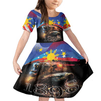 Philippines Lion and Eagle 1898 Family Matching Mermaid Dress and Hawaiian Shirt Pilipinas Maligayang Araw ng Kalayaan