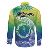 Malpampa Vanuatu Family Matching Mermaid Dress and Hawaiian Shirt Hibiscus Sand Drawing with Pacific Pattern