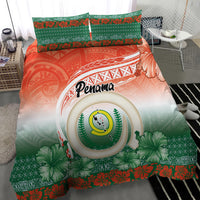 Penama Vanuatu Bedding Set Hibiscus Sand Drawing with Pacific Pattern