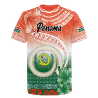 Penama Vanuatu Rugby Jersey Hibiscus Sand Drawing with Pacific Pattern