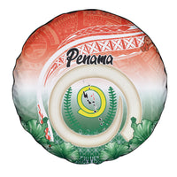 Penama Vanuatu Spare Tire Cover Hibiscus Sand Drawing with Pacific Pattern