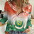 Penama Vanuatu Women Casual Shirt Hibiscus Sand Drawing with Pacific Pattern