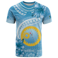 Sanma Vanuatu T Shirt Hibiscus Sand Drawing with Pacific Pattern