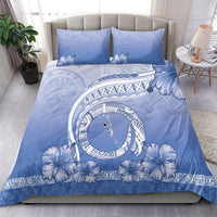 Shefa Vanuatu Bedding Set Hibiscus Sand Drawing with Pacific Pattern