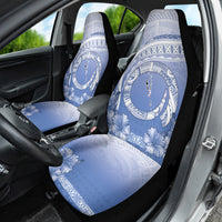Shefa Vanuatu Car Seat Cover Hibiscus Sand Drawing with Pacific Pattern