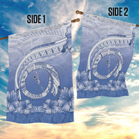 Shefa Vanuatu Garden Flag Hibiscus Sand Drawing with Pacific Pattern