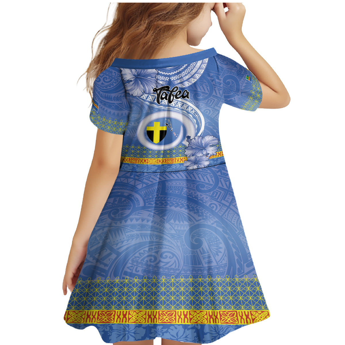 Tafea Vanuatu Family Matching Mermaid Dress and Hawaiian Shirt Hibiscus Sand Drawing with Pacific Pattern