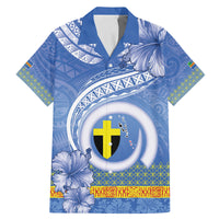Tafea Vanuatu Family Matching Mermaid Dress and Hawaiian Shirt Hibiscus Sand Drawing with Pacific Pattern