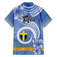 Tafea Vanuatu Family Matching Off Shoulder Short Dress and Hawaiian Shirt Hibiscus Sand Drawing with Pacific Pattern