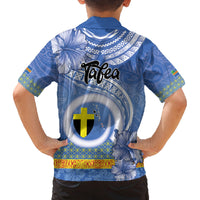 Tafea Vanuatu Family Matching Tank Maxi Dress and Hawaiian Shirt Hibiscus Sand Drawing with Pacific Pattern