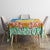Torba Vanuatu Tablecloth Hibiscus Sand Drawing with Pacific Pattern