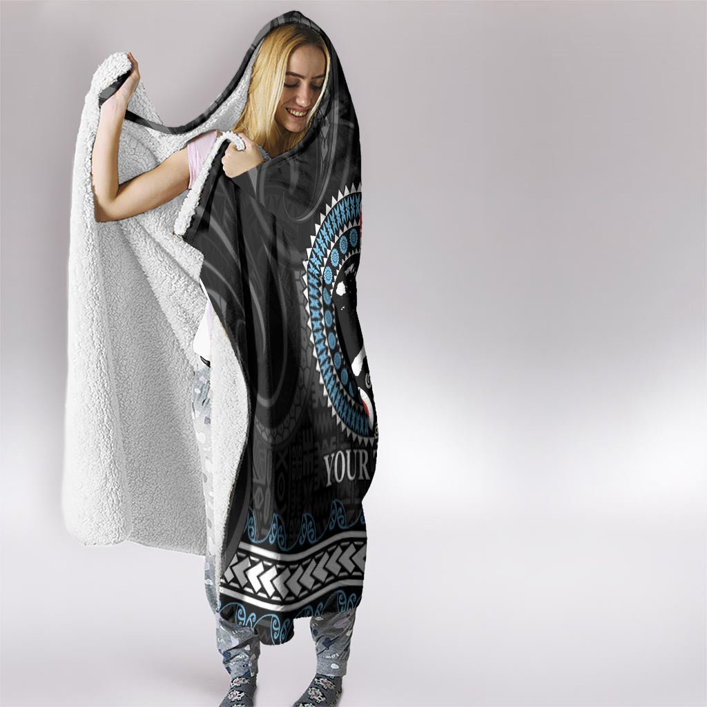 Custom Fiji and New Zealand Hooded Blanket Maori Fern Mix Tapa Tribal Unique LT9 - Polynesian Pride