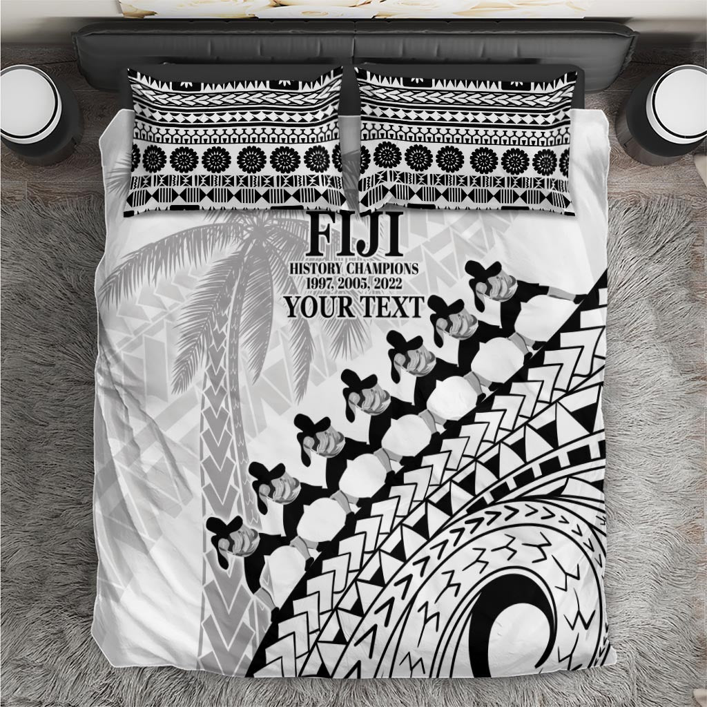 Custom Fiji Rugby Cibi Dance Bedding Set Create History World Cup Sevens