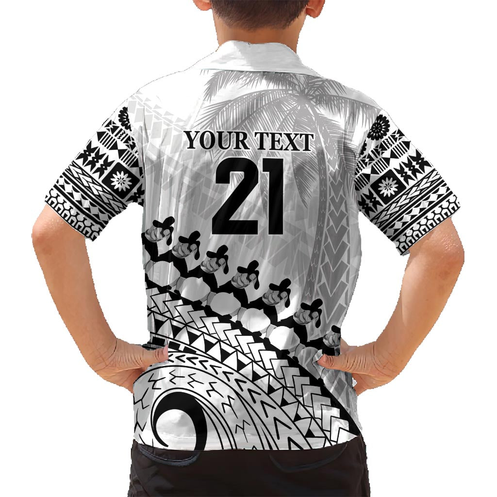 Custom Fiji Rugby Cibi Dance Family Matching Long Sleeve Bodycon Dress and Hawaiian Shirt Create History World Cup Sevens LT9 - Polynesian Pride