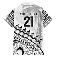 Custom Fiji Rugby Cibi Dance Family Matching Long Sleeve Bodycon Dress and Hawaiian Shirt Create History World Cup Sevens LT9 - Polynesian Pride