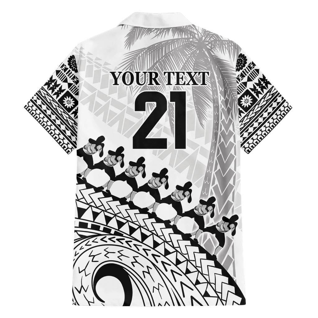 Custom Fiji Rugby Cibi Dance Family Matching Tank Maxi Dress and Hawaiian Shirt Create History World Cup Sevens