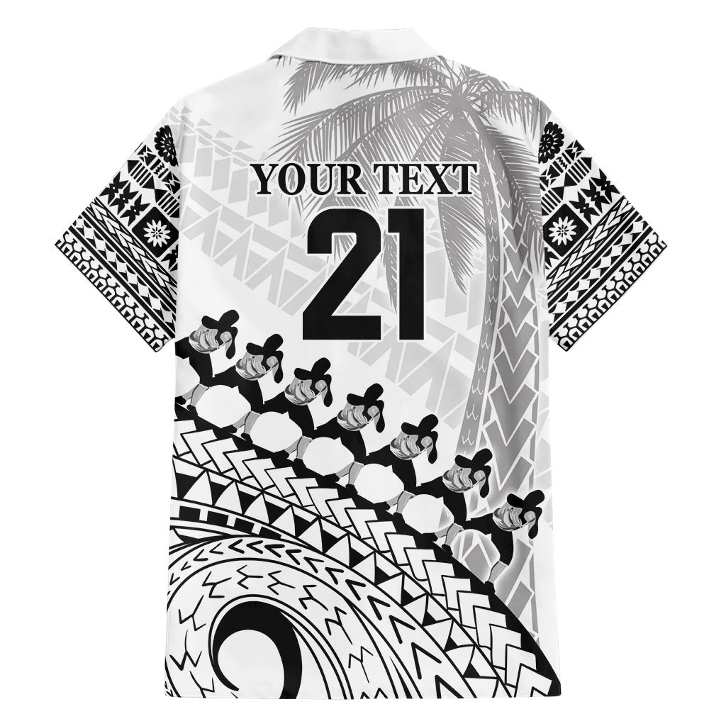 Custom Fiji Rugby Cibi Dance Hawaiian Shirt Create History World Cup Sevens