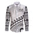 Custom Fiji Rugby Cibi Dance Long Sleeve Button Shirt Create History World Cup Sevens