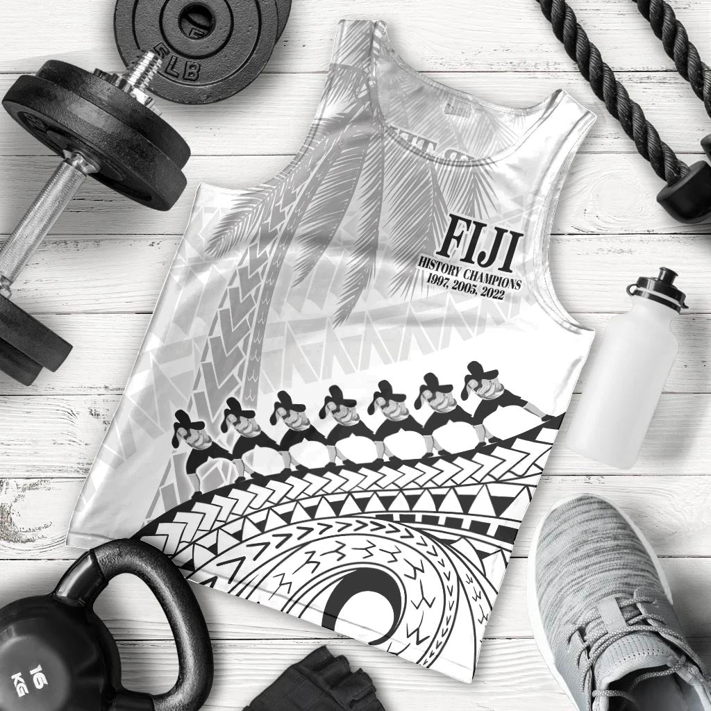 Custom Fiji Rugby Cibi Dance Men Tank Top Create History World Cup Sevens