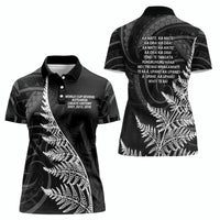 New Zealand Black Fern 7s Women Polo Shirt History World Cup Sevens LT9 - Polynesian Pride