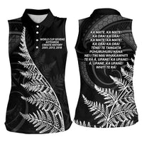 New Zealand Black Fern 7s Women Sleeveless Polo Shirt History World Cup Sevens