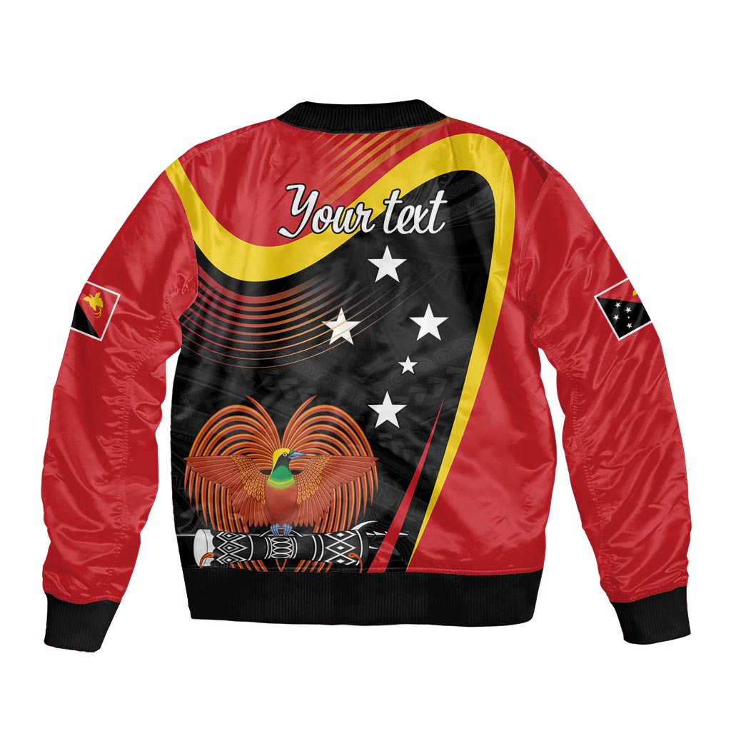 Personalised Papua Niugini Tok Pisin Wik Bomber Jacket LT9 - Polynesian Pride