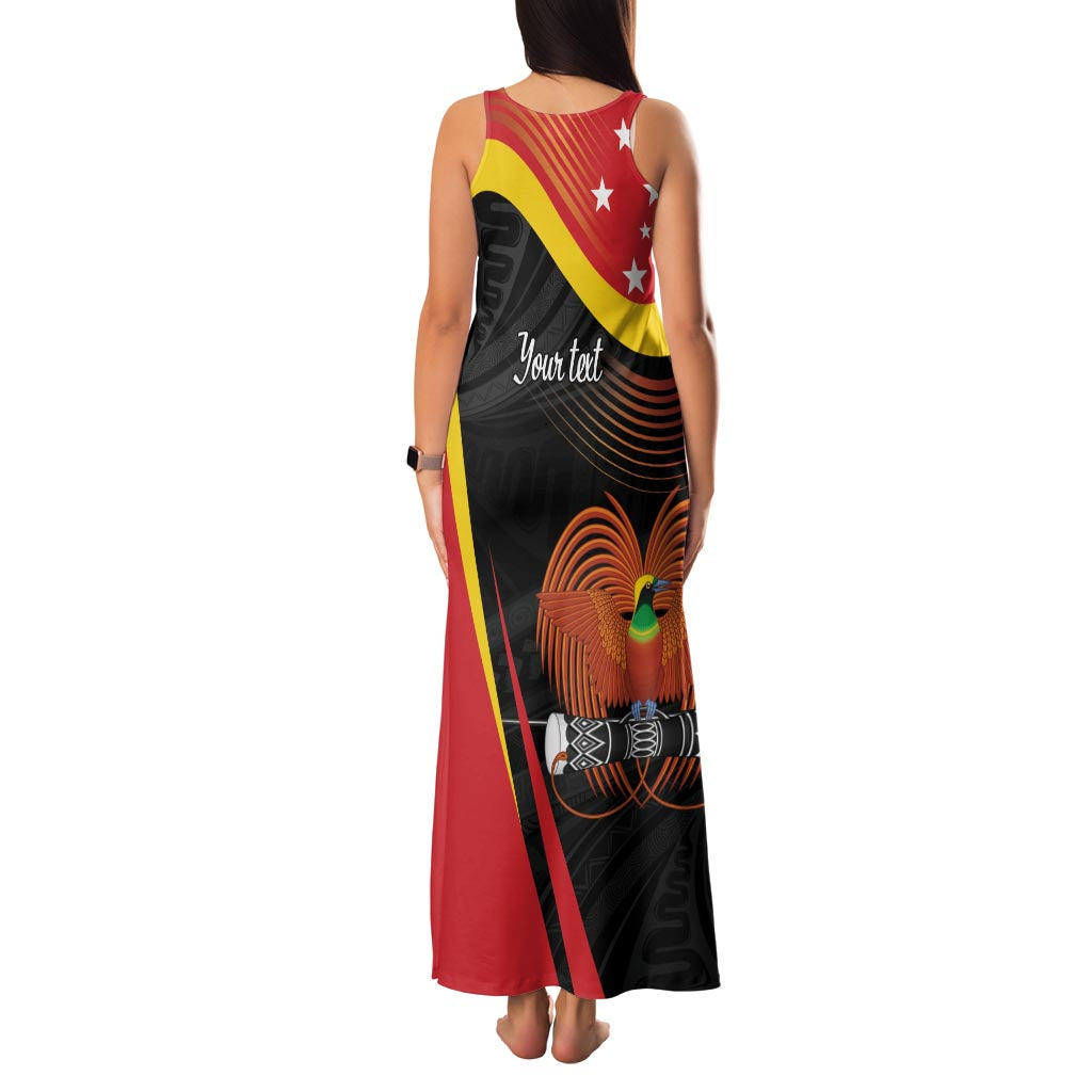 Personalised Papua Niugini Tok Pisin Wik Family Matching Tank Maxi Dress and Hawaiian Shirt