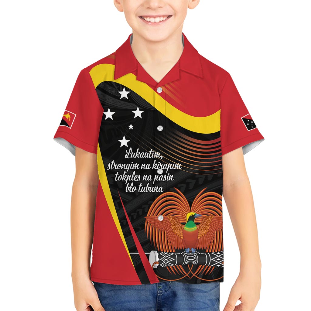 Personalised Papua Niugini Tok Pisin Wik Family Matching Tank Maxi Dress and Hawaiian Shirt