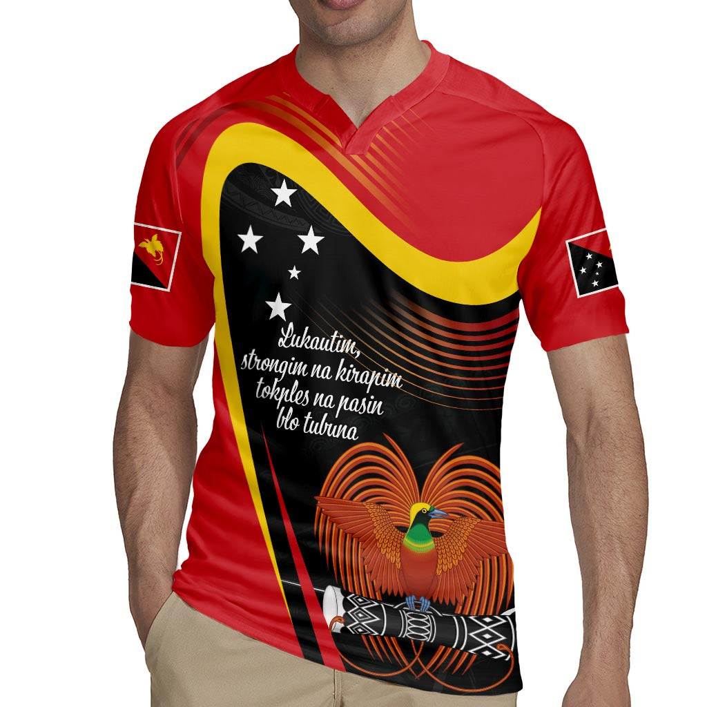 Personalised Papua Niugini Tok Pisin Wik Rugby Jersey