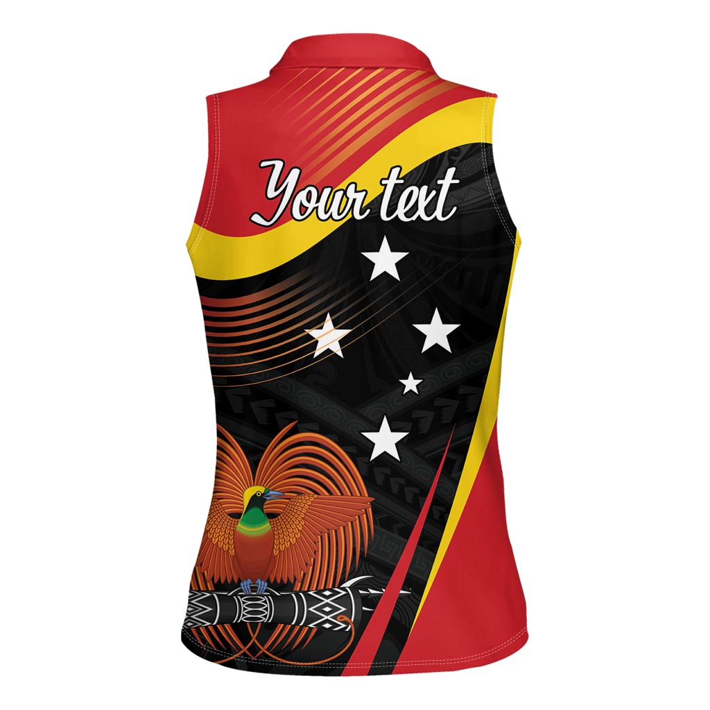 Personalised Papua Niugini Tok Pisin Wik Women Sleeveless Polo Shirt