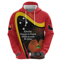 Personalised Papua Niugini Tok Pisin Wik Zip Hoodie LT9 - Polynesian Pride