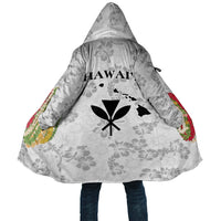 Hawaii Lei Kamehameha Cloak Ke'oke'o Seamless Pattern Hibiscus Flower