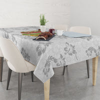 Hawaii Lei Kamehameha Tablecloth Ke'oke'o Seamless Pattern Hibiscus Flower