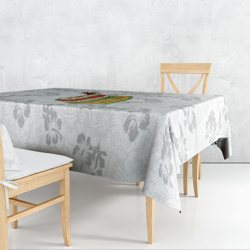 Hawaii Lei Kamehameha Tablecloth Ke'oke'o Seamless Pattern Hibiscus Flower