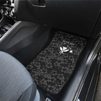 Hawaii Lei Kamehameha Car Mats Ele'ele Seamless Pattern Hibiscus Flower