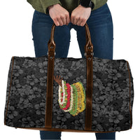Hawaii Lei Kamehameha Travel Bag Ele'ele Seamless Pattern Hibiscus Flower