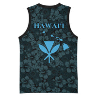 Hawaii Lei Kamehameha Basketball Jersey Uliuli Seamless Pattern Hibiscus Flower LT9 - Polynesian Pride