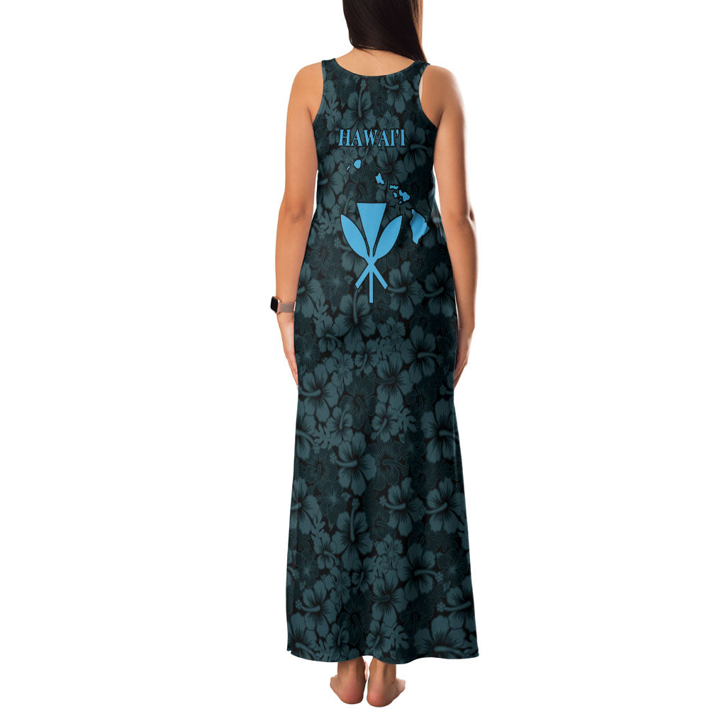 Hawaii Lei Kamehameha Family Matching Tank Maxi Dress and Hawaiian Shirt Uliuli Seamless Pattern Hibiscus Flower LT9 - Polynesian Pride
