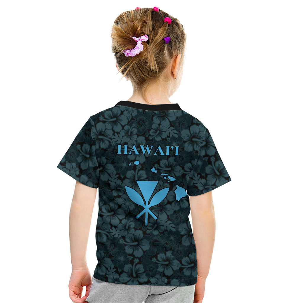 Hawaii Lei Kamehameha Kid T Shirt Uliuli Seamless Pattern Hibiscus Flower