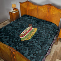 Hawaii Lei Kamehameha Quilt Uliuli Seamless Pattern Hibiscus Flower