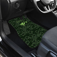 Hawaii Lei Kamehameha Car Mats Oma'oma'o Seamless Pattern Hibiscus Flower LT9 - Polynesian Pride