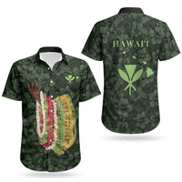 Hawaii Lei Kamehameha Couples Matching Puletasi and Hawaiian Shirt Oma'oma'o Seamless Pattern Hibiscus Flower LT9 - Polynesian Pride