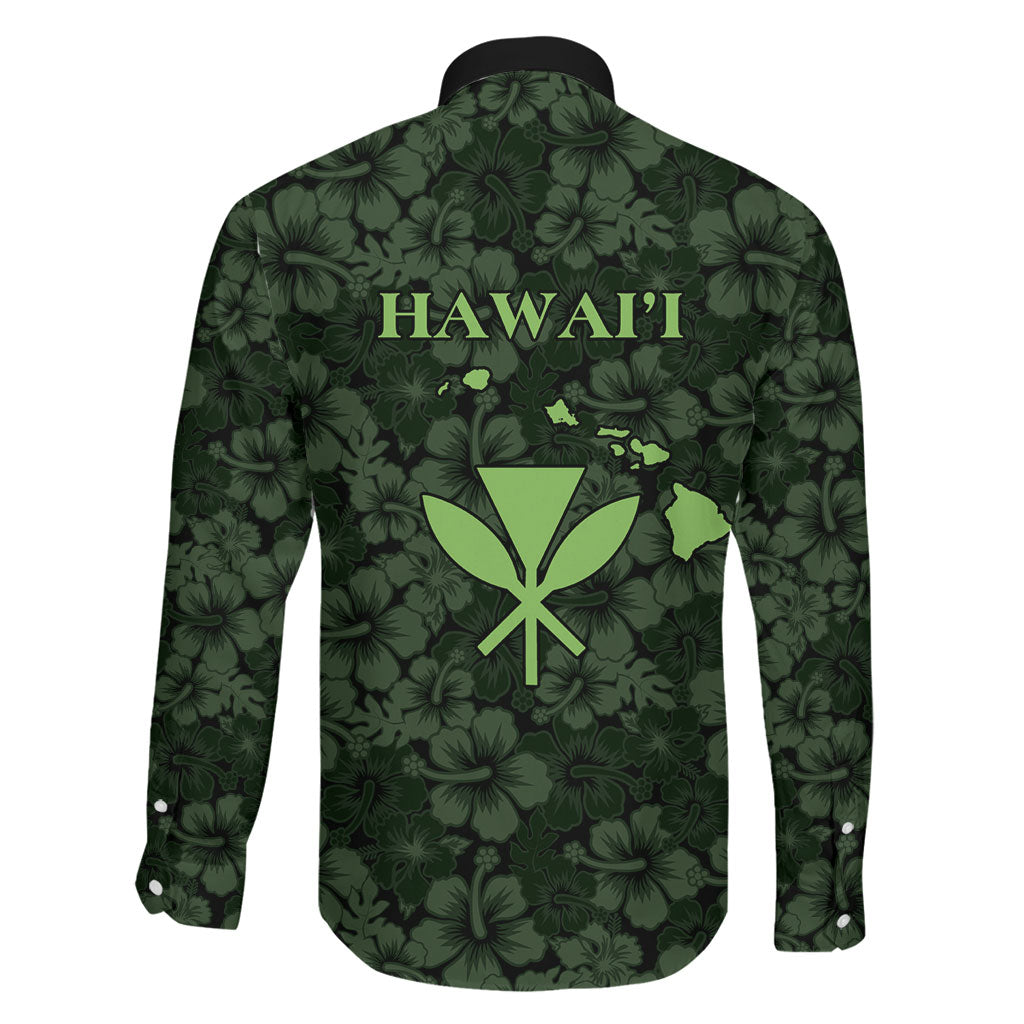 Hawaii Lei Kamehameha Family Matching Off Shoulder Short Dress and Hawaiian Shirt Oma'oma'o Seamless Pattern Hibiscus Flower LT9 - Polynesian Pride